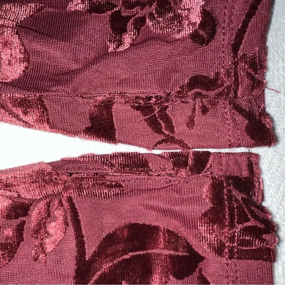 Free People Intimately Whimsical Velvet Burnout Mini Dress Size Small Fairy - Picture 4 of 9